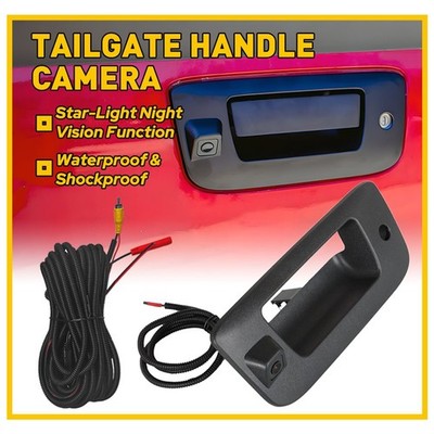 Rear Tailgate Handle Backup Camera For 2007-2013 GMC Sierra Chevrolet Silverado