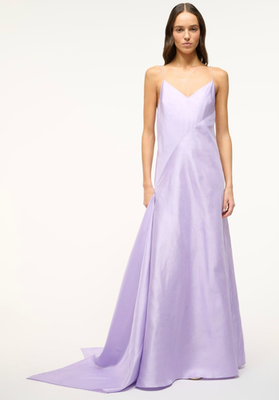 NWT STAUD Leonardo Maxi Dress Purple Designer Open Back Formal Gown 6/Medium | eBay NWT STAUD Leonardo Maxi Dress Purple Designer Open Back Formal Gown 6/Medium | eBay