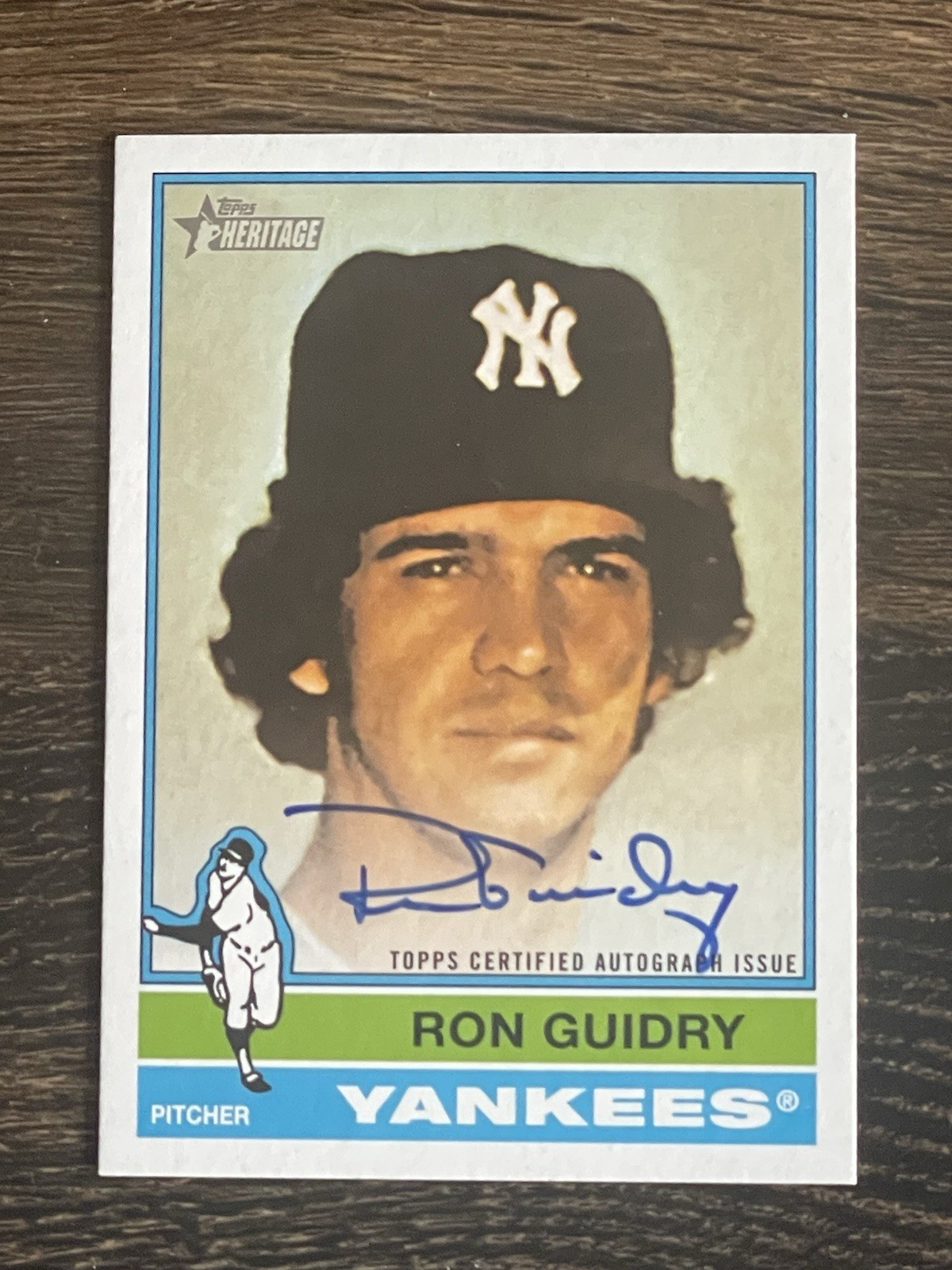 2025 Topps Heritage High Number ROA-RG Ron Guidry Real One Auto - Yankees