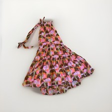 ASTR The Label Women's Halter Tie Mini Dress Size XL Pink Multicolor Summer