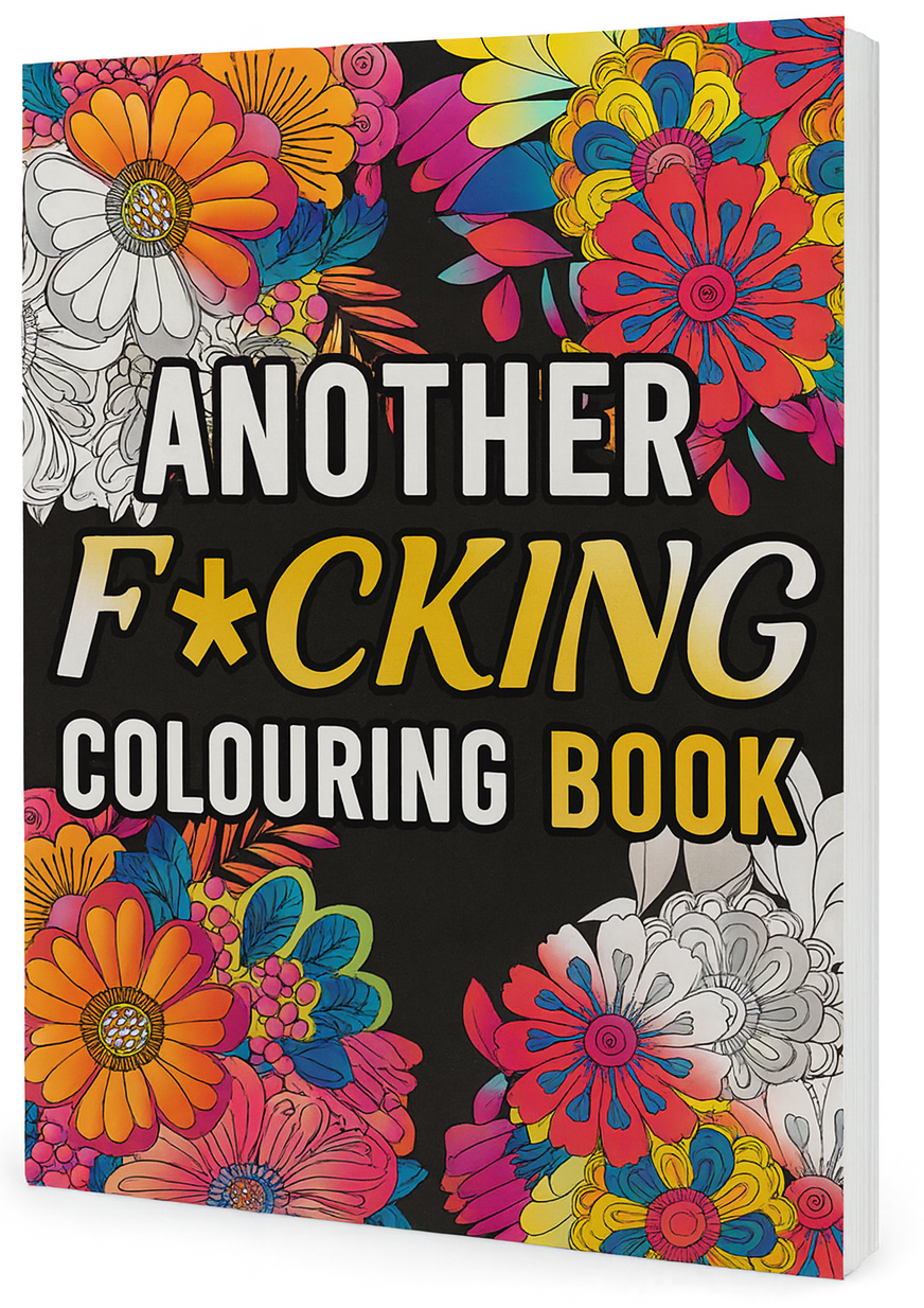 Secret Santa Funny Colouring Book – Rude Adult Colouring Book for Stress Relief