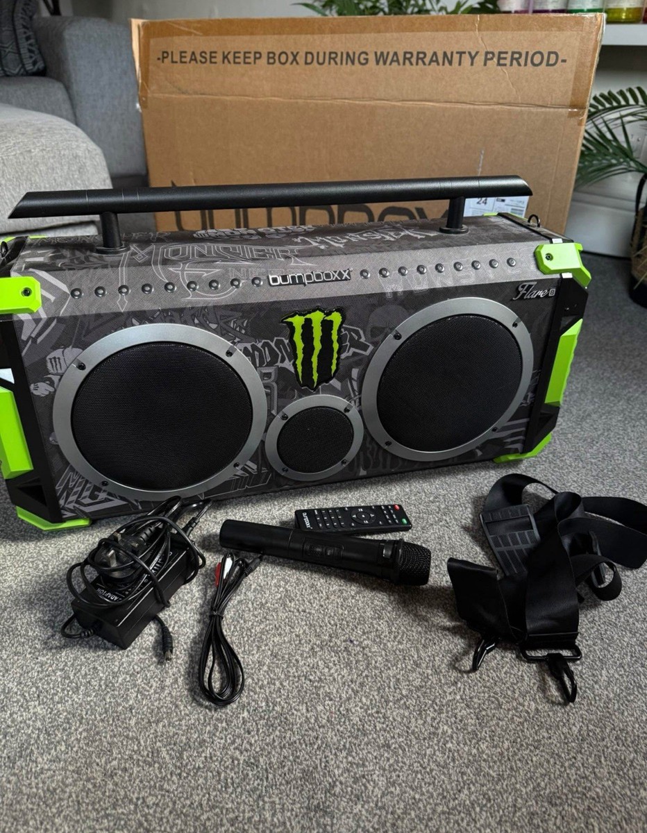 非売品 Monster Energy HYDRA Speaker 当選品 Limited Addition Monster Energy Flare 8 Bumpboxx Brand New Still
