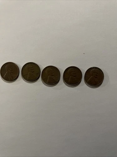 Lincoln Wheat Cents 1955, 1945-D, 1953, 1946, 1955-D