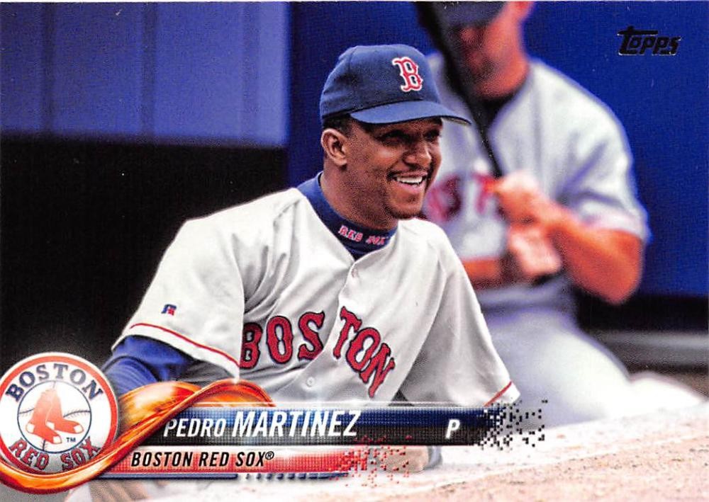 2018 Topps Update Short Print Variations #US23A Pedro Martinez SP Boston Red Sox