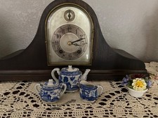 Blue Willow Tea Set for Child/Doll Tea Pot, Sugar Creamer -1940s