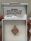 Bomb Party MHA Ring Size 6 “Trust Your Hearts Path” Pink/Rubelite - Gold Plating — photo 1