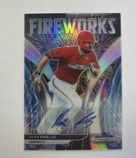 2021 Panini Prizm Draft Picks - Fireworks Prizm Alex Binelas #F-AB Autograph
