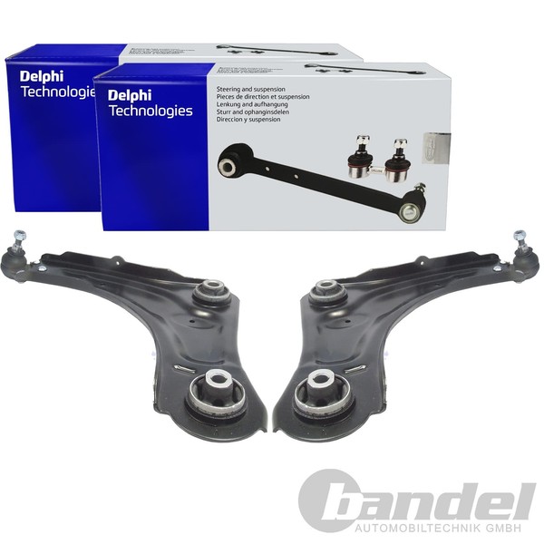 2X Delphi Querlenker Vorne Links AußEn Unten Rechts Passend FÜR Renault Fluence-image