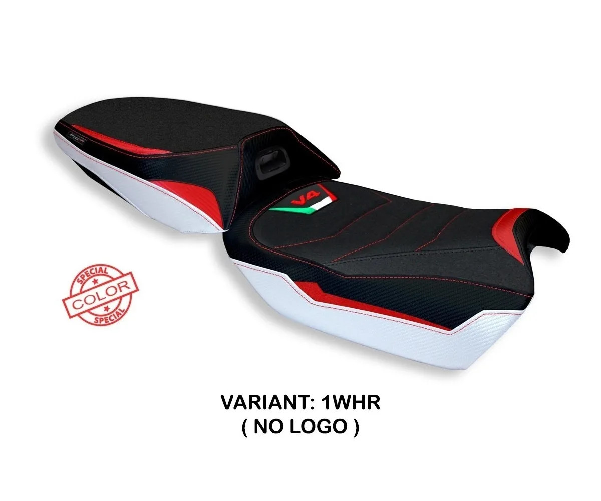 Seat cover Adelaide UG Whi-Red TPZ DUCATI MULTISTRADA V4 SELLA RISC 2021 2026 Rp