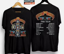 SALE Vintage Guns N Roses 1988 Tour Cotton T-...