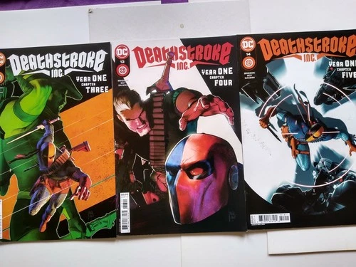 DC Comics Deathstroke Inc 12, 13 &14 standard Cover 1st print Year One