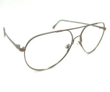 Marchon Flexon 106 Brown Metallic Aviator Sunglasses Frame 62-15-145 Japan