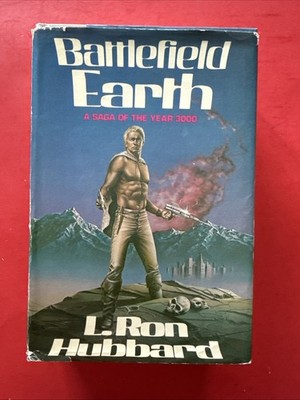 L. Ron Hubbard Battlefield Earth Book Club Edition 1982 Sci Fi Hardcover
