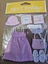 RARE Jolee's Boutique "Toddler Girl"  Stickers 8 Pieces SPJB076