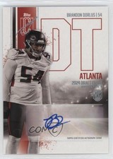 2024 Topps Signature Class Rookie Class Auto Brandon Dorlus #RCA-BD Auto 1ku6