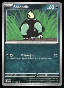 Shroodle ME01: Mega Evolution Pokemon #091/132 -