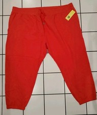 Mens Sweatpants/Joggers Lightweight Cotton Fleece By All In Motion RED Sz 4X