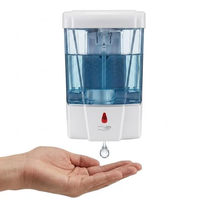 GELCAVE Automatic Hand Sanitiser Dispenser - Wall Mounted, Motion Sensor, 700ml - Image 1 of 4