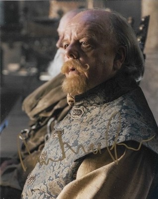 Game Of Thrones Roger Ashon-Griffiths Mace Tyrell 8x10 Foto - ORIGINAL signiert