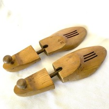 VTG Sellwell Of Lynn Wooden Shoe Mold Stretcher Form Insert 4N Adjustable PAIR