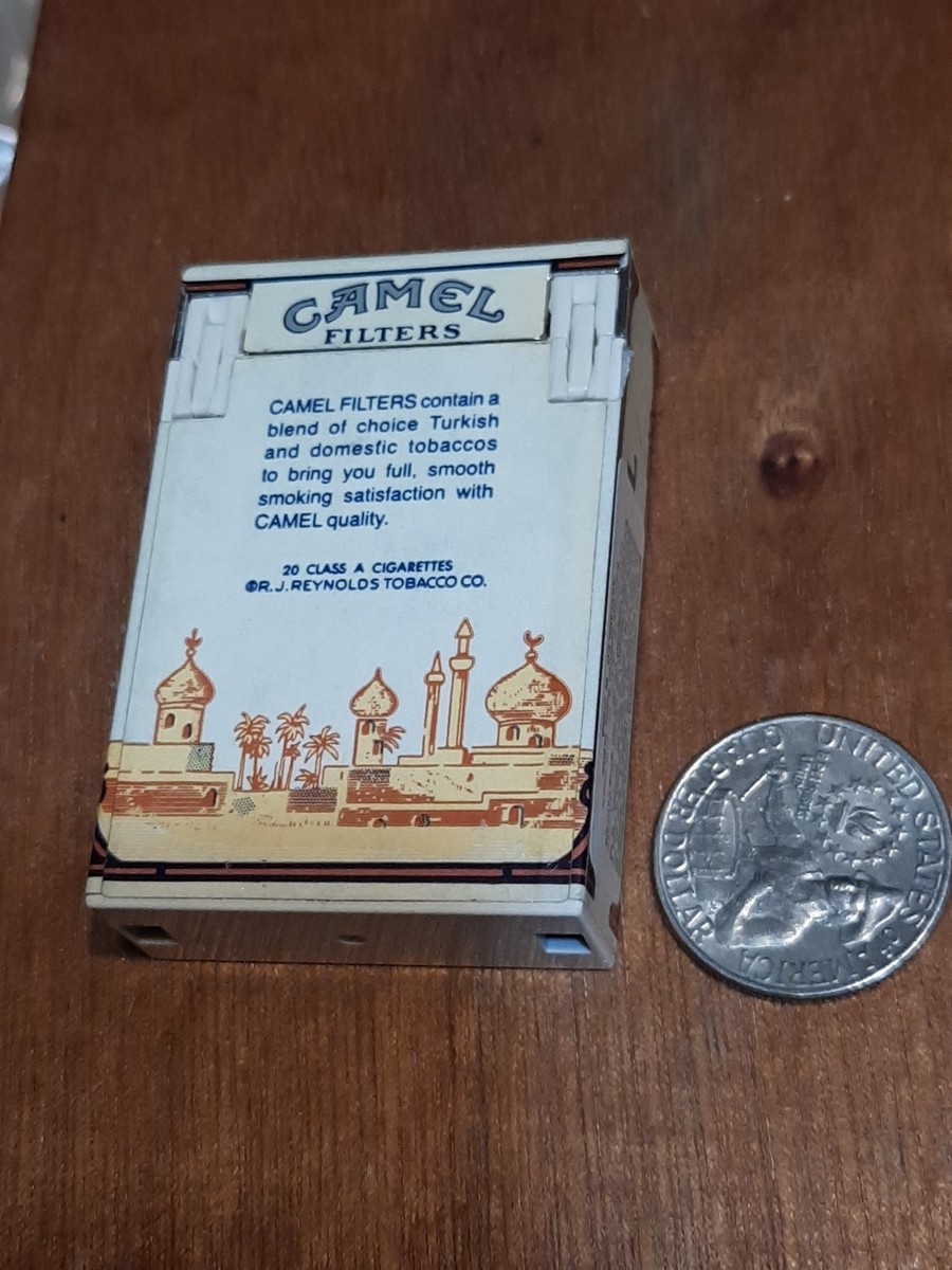 back of camel cigarette pack Cigarettes, R. J. Reynolds Tobacco Company, Winston-Salem, North Carolina smokers alike Vintage Cigarette Packs, Part 1