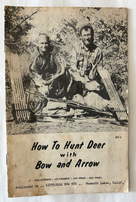 HOW TO HUNT DEER with BOW AND ARROW-Kittredge/Dougherty/Howard/Powell-Booklet