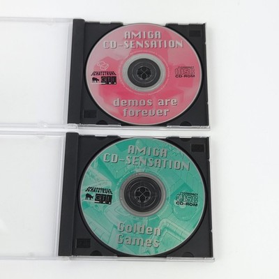 Commodore Amiga CD-Sensation: Demos are forever & Golden Games - CD ROM PAL