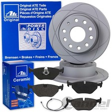 ATE PowerDisc BREMSSCHEIBEN 298mm +CERAMIC BELÄGE HINTEN passend für BMW 5er E39