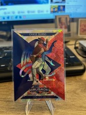2025 Panini Crusade - Crusade Chase Burns, Chase Burns #65 Blue Cracked Ice (RC)