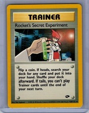 Gym Challenge #120/132 Rocket's Secret Experiment on eBay