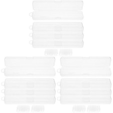 3 Count Straw Carrying Case Mini Travel Holder Storage Container