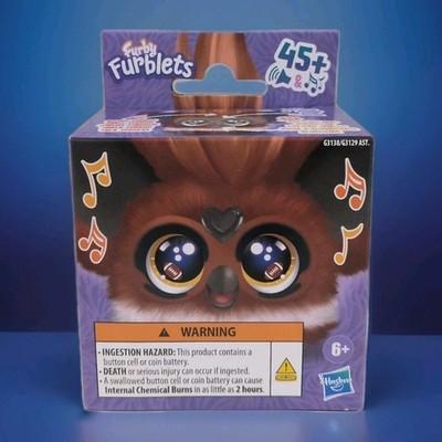 Furby Furblets Foo-Tee Mini Electronic Plush Keychain 45+ Sounds