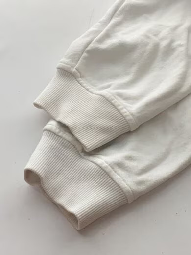 PRADA Zip Hoodie/ Large/ Cotton/ White/ Solid Color/ 138590 R212 11LN thumbnail 5