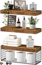Bathroom Shelves Over Toilet Wall Mounted Floating Shelves Toilet Paper Storage