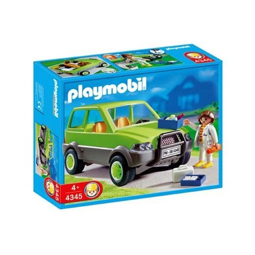 Véhicule 4x4 PLAYMOBIL 4345 pour Secourir et Soigner les Animaux de la Ferme en Détresse