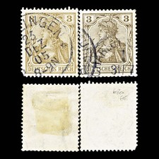 4751 Germany SG68a 3pf Yellow-Brown. 1902. Mi69b Used. C£65