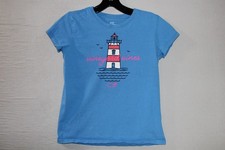 Vineyard Vines Girls Large 14 Short Sleeve Shirt Lighthouse Front with Logo