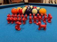 Vintage 1989 Clifford The Big Red Dog lot of 24 Pencil Toppers 12   12