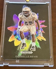 2024 Prizm Draft Picks Darrelle Revis Color Blast SSP Black #CB-27