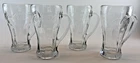 Vintage Coca-Cola Glasses With Handle Mug -Thick Glass Lot of 4