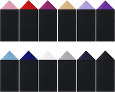 12 Pcs Men  s Pocket Squares Polyester Pre-Folded Suit Handkerchiefs Classic