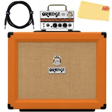Orange PPC112 1x12" Closed-Back Speaker Cabinet w/ MT20 Micro Terror Amp Head