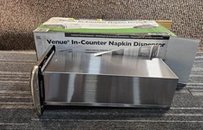 San Jamar H2003CLSC Venue In-Counter Interfold Napkin Dispenser Commercial