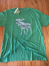 Wild Tribute Salt Lake Life Moose Green T Shirt Size XL