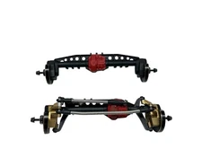 Axial AR45 Front & Rear Portal Axles W Treal & Supershafty Brass Rc Part #16536