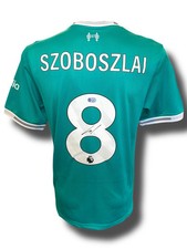 DOMINIK SZOBOSZLAI SIGNED 25/26 LIVERPOOL THIRD SHIRT (ACG CERT AG17309)