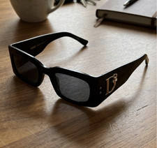 Dsquared2 Herren Sonnenbrille rechteckig schw...