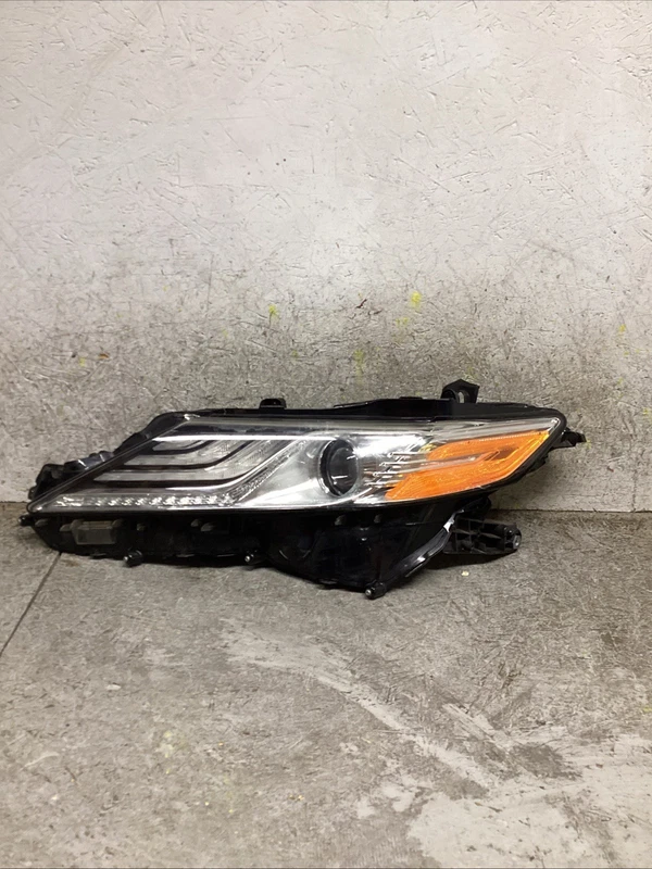 2018-2024 TOYOTA CAMRY LEFT LH DRIVER SIDE HEADLIGHT OEM TRIPPLE BAR LED CHROME