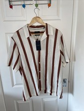 Image of New Ted Baker Striped Polo Shirt Size 5