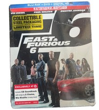 Fast Furious 6 Steelbook Blu-ray DVD Target Exclusive New Tear In Shrink Wrap